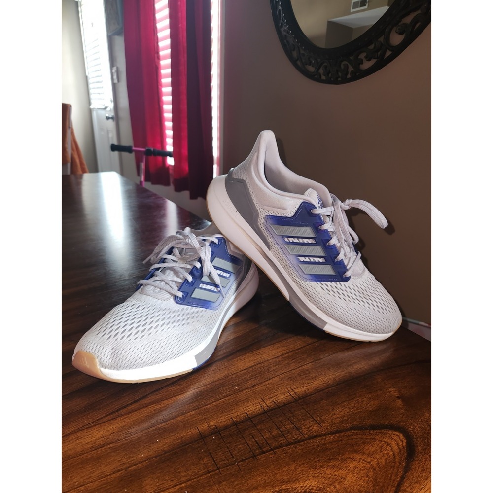Adidas EQ21 Run sneakers in the Grey Legacy Indigo Mens 10.5